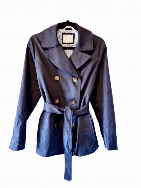 cropped trench coat